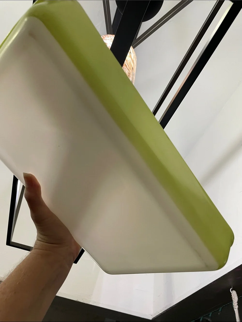 Pyrex Lime Green 2 Qt Ceramic Rectangular Baking Dish - Home Kitchen
